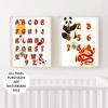 alphabetical and numerical chinese dragon themed printable 13x19 poster set digital print abc 123