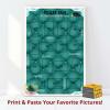 Printable collage posters 24x36 diy project scrapbooking college days themed green and white digital print