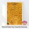 Printable collage posters 24x36 diy project scrapbooking 50th birthday gold themed digital print