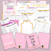 undated weekly planner girls printable ebook and hardcover