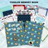 boy toddler memory book sea animal theme letter size ebook and hardcopy