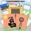 neutral toddler memory book 5 years scrapbook printables farm animals