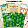 boy toddler memory book safari adventure jungle animal theme hardcopy and ebook printables