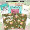 toddler memory book girls flower and butterfly theme ebook
