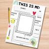this is me kid's activity printable