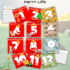 farm baby milestone cards download