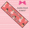 ballet printable jumbo bookmark